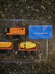 Thomas Friends Wooden Railway Train RUSTY & CONSTRUCTION CARS SET 2001 NEW READ
