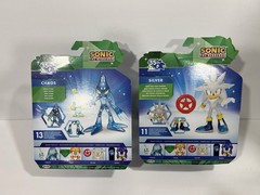 Jakks Pacific Sonic the Hedgehog 35th CHAOS w/CHAO & SILVER 4″ Action Figure