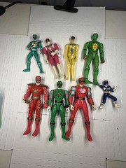 Power Rangers Action Figure Lot MMPR Dino Thunder Ninja Storm Mystic Force 8