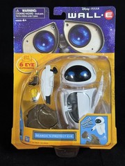 Wall E EVE Search ‘N Protect Series 1 robot figure Disney Pixar Thinkway #60230