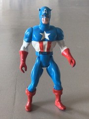 Captain America Vintage Marvel Secret Wars Action Figure 1984 – W/Motorcycle.