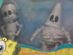NEW SpongeBob Mini Skeleton Figures Squidward Plankton Patrick & Squidward