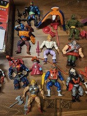 Huge motu heman figure accessories lot. 1980s toys! All Original 80s Greatness