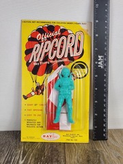 RARE Vintage Official Ripcord Sky Diving Parachutist Toy – SEALED