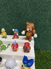 Super Mario Bros. Action Figures Lot 15 Pcs Nintendo Collection Bowser Jr. Iggy
