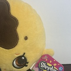 Shopkins Pancake Jake Bean Plush Toy Soft 6″ 2016 Girl Boy NWT Moose Enterprise