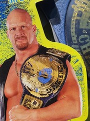 NIB Jakks WWF World Title Belt Series KB Toys Stone Cold Steve Austin Rare