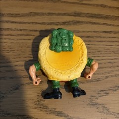 VTG Food Fighters Major Munch 1988 Mattel Pink Donut Variation RARE! W/ Backpack