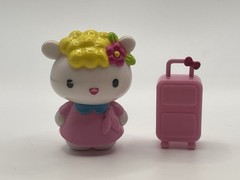 Hello Kitty World My Melody Figure Toy Figurine 2014 Flower Pink Blue Sanrio