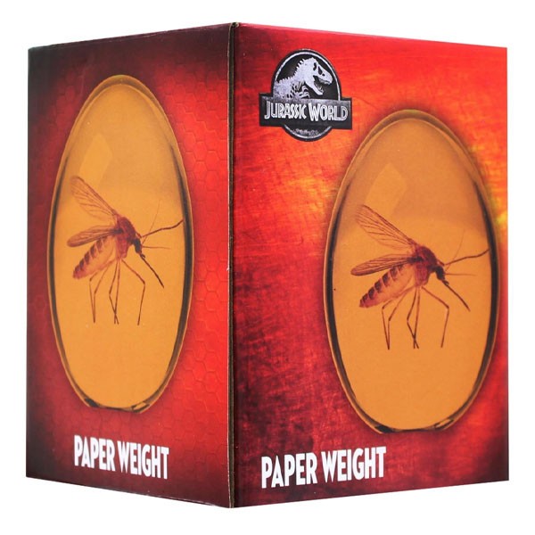 Surreal Entertainment Jurassic Park Mosquito In Amber Resin Paper Weight New