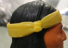 1960’s-70’s Marx Johnny West Geronimo Yellow Headband Good Cond Age Staining #6