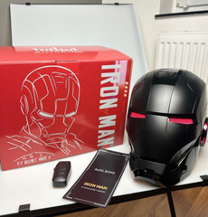 Iron Man Helmet MK5 Black Black Voice Control Shipping from Germany 2.0 🇩🇪