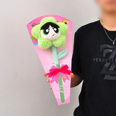 Powerpuff/Girls Series Plush Toy Creativity Artificial Flowers Stuffed Toy Gift