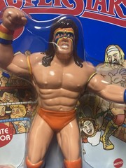 WWE Superstars LJN Ultimate Warrior Blue Card Retro WWF Style Figure Series 2