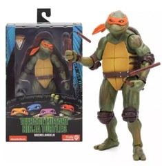 7″ NECA Ninja Turtles 1990 Movie TMNT Teenage Movable Toys Mutant Action Figure-