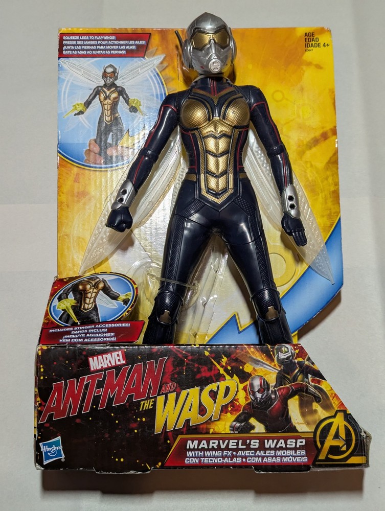 Marvel’s The Wasp Ant-Man and the Wasp w/ Wing FX Action Figure Hasbro 11.5″ New