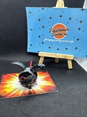 Bakugan Pyro Dragonoid Black Steel Darkus 620G BakuSteel RARE