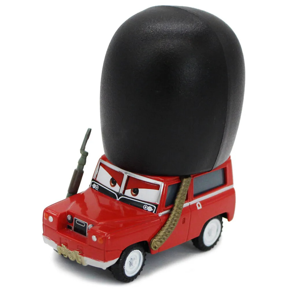 Disney Pixar Cars London Buckingham Palace Guard 1:55 Diecast Model Toy Boy Gift