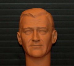 1/6 SCALE CUSTOM JOHN WAYNE ACTION FIGURE HEAD!