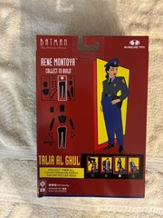 McFARLANE BATMAN THE ANIMATED SERIES BTAS TALIA AL GHUL!! RENE MONTOYA BAF Wave