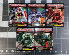 2019 Mobile Suit Gundam Micro Wars Wave Vol. 1 Complete Set All 5 Unopened MISB