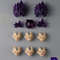 AIR&OQ custom UE Vegeta 1/12 shf Ultra Ego Vegeta Head sculpture kit IN STOCK