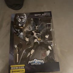 Bandai Power Rangers In Space SDCC Psycho Silver Ranger Legacy Figure w/ Sword