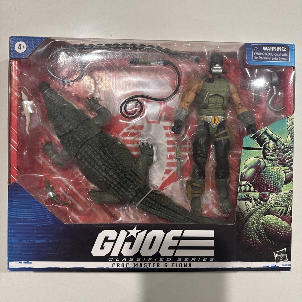G.I. Joe Classified Series Croc Master & Fiona Action Figures 38 – NEW MISB