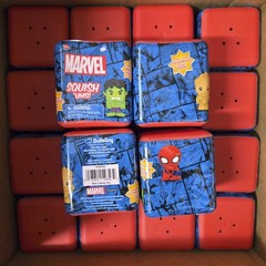 Marvel Squish ‘Ums Slow Rise Foam Figures – Lot of 48 Sealed Blind Cubes
