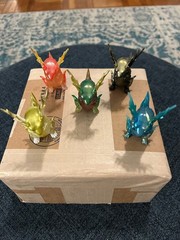 Rinkaku – by CORE Kashi -Full Set of 5 Movable Art Toys SO-TA