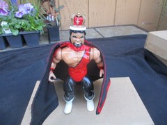 Remco AWA Custom Jerry The King Lawler Robe & Crown Wrestling Figure 1985