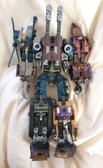 Warbotron Combaticons 3rd Party Bruticus Set (5)-WB01 Complete (Broken Wheel)