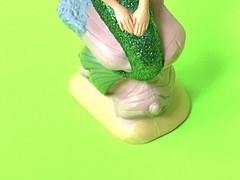 Princess Ariel Sitting Glitter Disney Store 3.5″ Figure Cake Topper PVC Toy