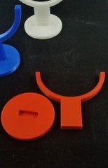 Custom GI Joe 3D printed Space Capsule stand multiple colors & glow in dark