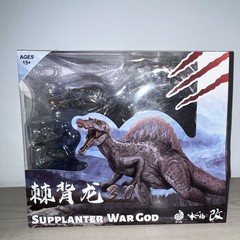 Nanmu Supplanter War God Spinosaurus War God Action Figure Gray w/ Stand