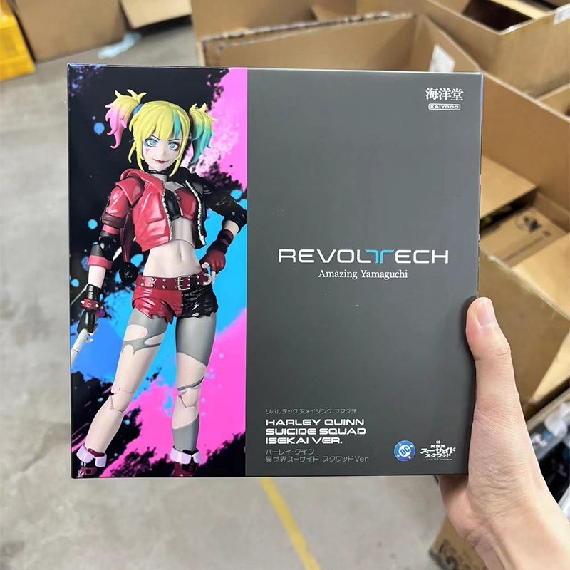 Kaiyodo 1/12 Revoltech Amazing Yamaguchi Harley Quinn Suicide Squad ISEKAI Ver.
