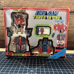 Vintage King Dam Three In One Near Complete with Box Missing 1 Missile Diacast