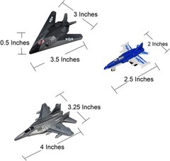 Huge 27 Inch Aircraft Carrier Toy Set: 9 Jets, Army Figures, Storage