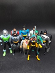 Lot of 9 1990’s Kenner Batman The Animated Series 5″ Action Figures