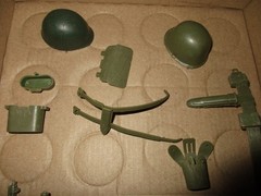 Marx Stony Stonewall Smith Army Action Figure Tent Body Parts Accessories