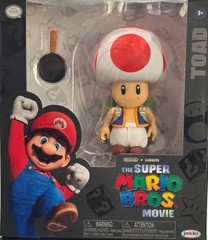 Nintendo The Super Mario Bros. Movie Toad Figure with Frying Pan SEALED