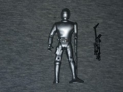 Vintage Toy Island Terminator 2 Judgement Day 3.75″ T-1000 figure with weapon
