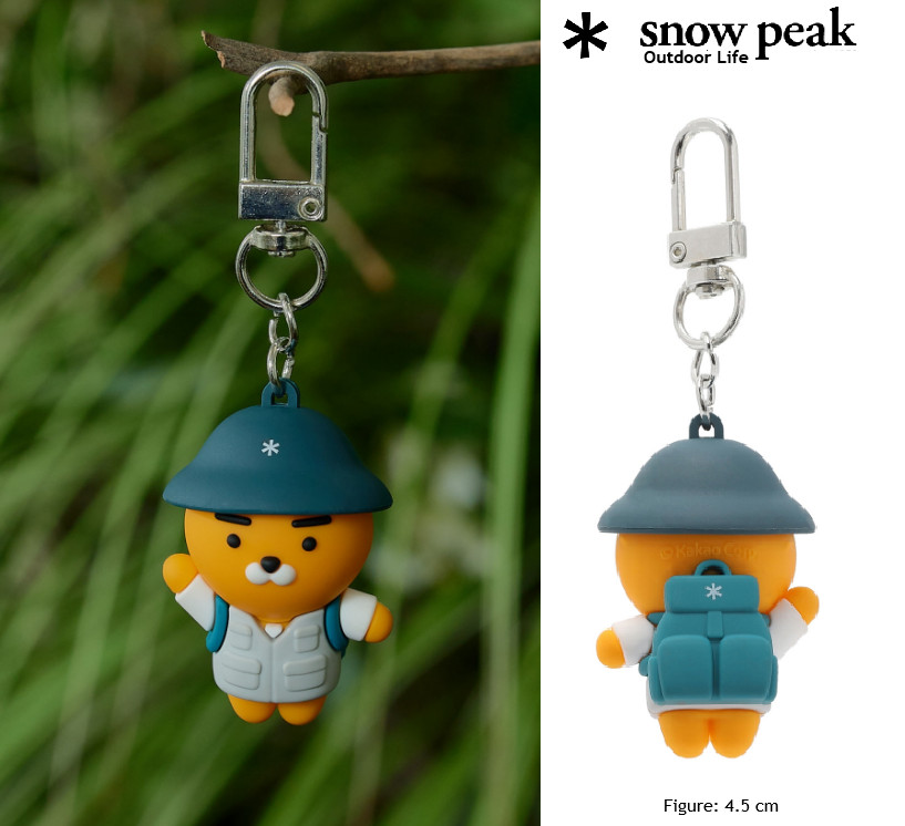 Snow Peak x KAKAO Friends RYAN Camper Figure Keyring Limited + TRACK