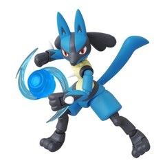 Blokees Pokemon Version Lucario Englsih Pack Assembly Model Kit Action Figure