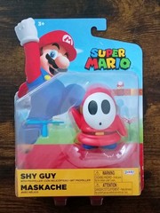 9-PK SHY GUY 4″ + 2.5″ Super Mario Nintendo Black Light Blue Green Red Yellow