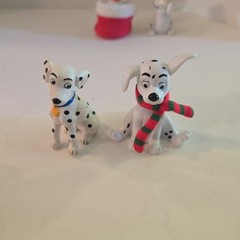 Disney 101 Dalmatians PVC Toys Figures Dog Lot Of 9 Cake Topper Car Dogs Puppy