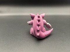 Vintage Pokemon Nidoking PVC 1999 Nintendo Tomy Purple #H