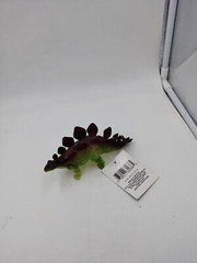 GREEN AND BROWN STEGOSAURUS 7.5 INCH FIGURE