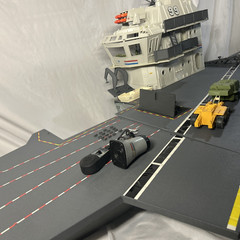 1985 GI Joe USS Flagg Aircraft Carrier Hasbro 70% Complete