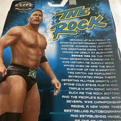 WWE Mattel Elite THE ROCK Wrestling Figure Ringside Collectibles Exclusive